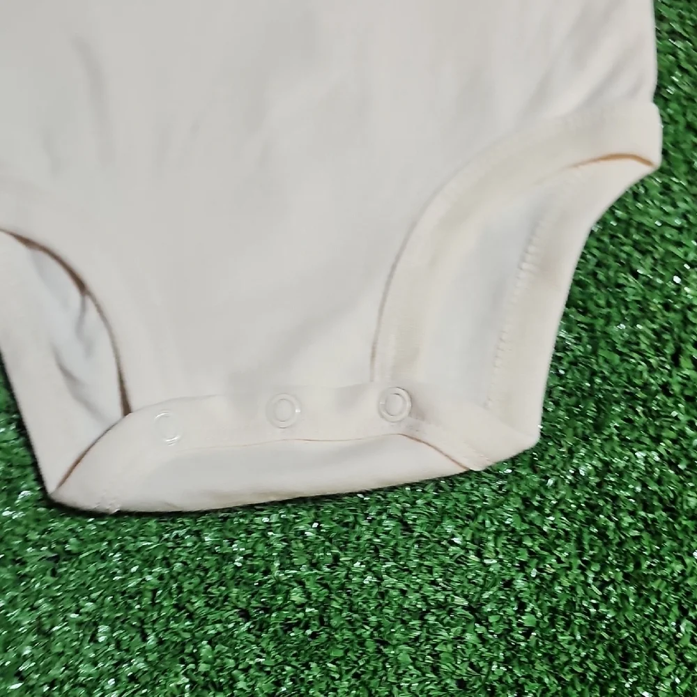 Carter's Cream Long Sleeve Bodysuit with Colorful Crayons